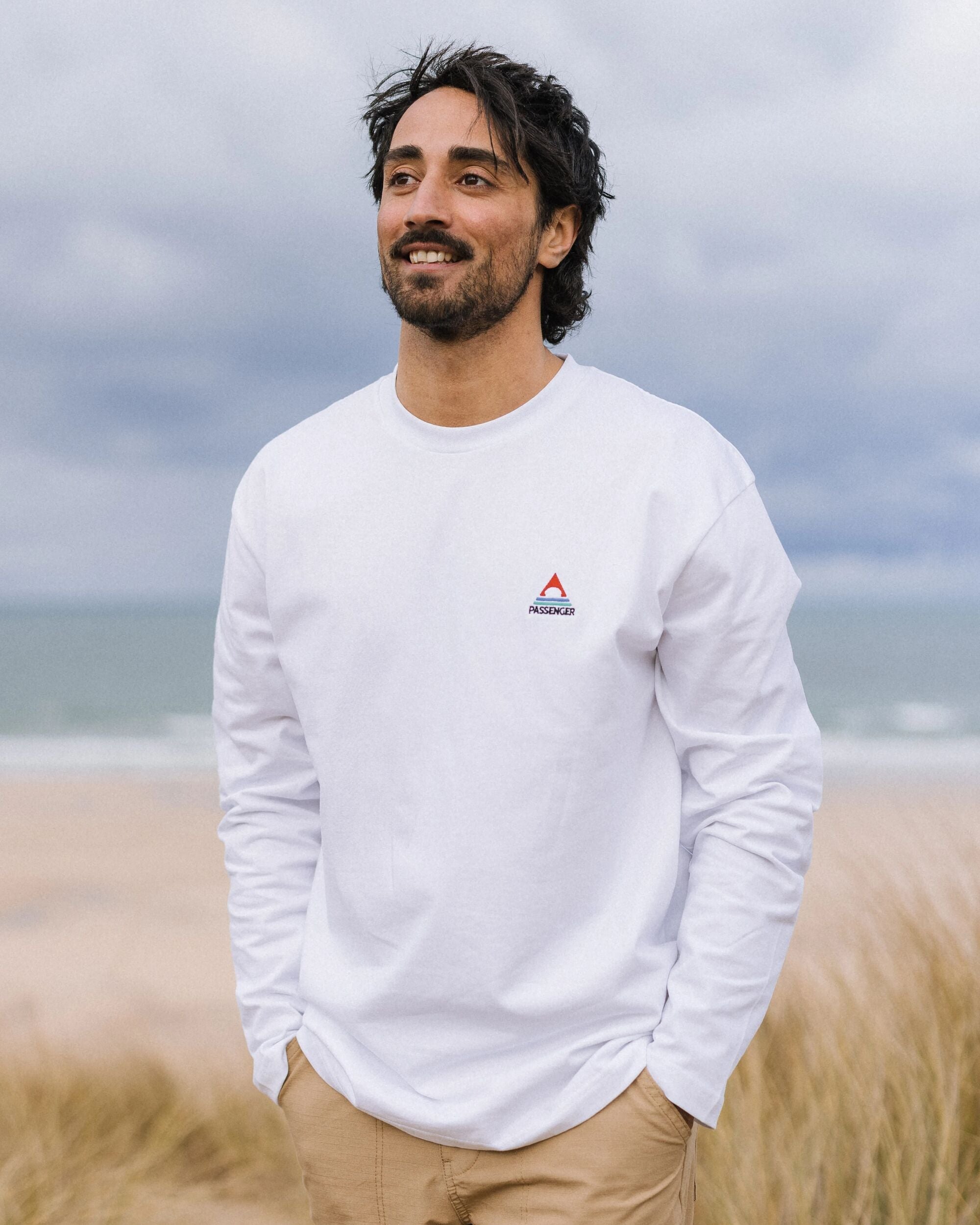 Vita Organic Relaxed Fit LS T-Shirt - White