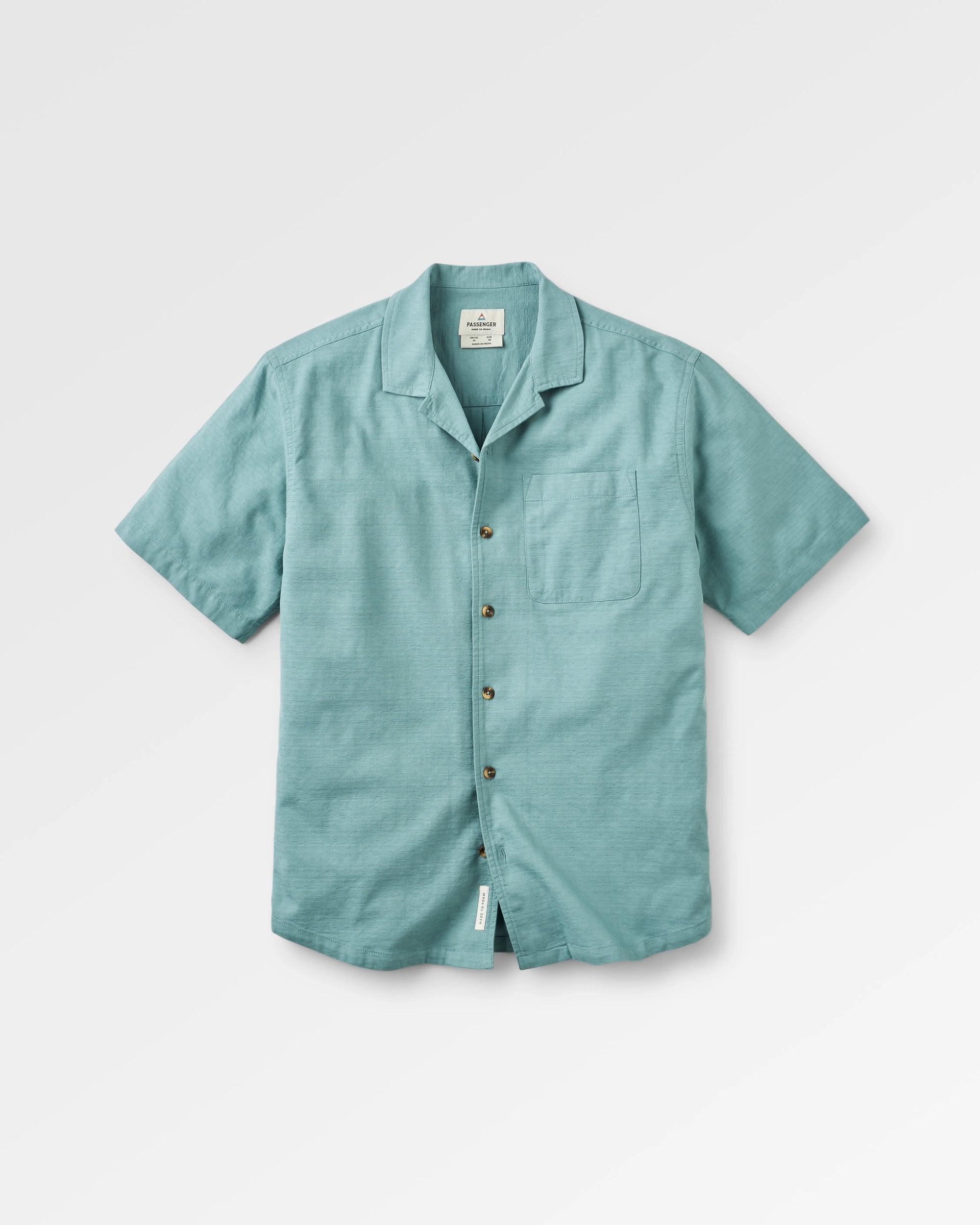 Cove Organic Cotton Textured Shirt - Arctic