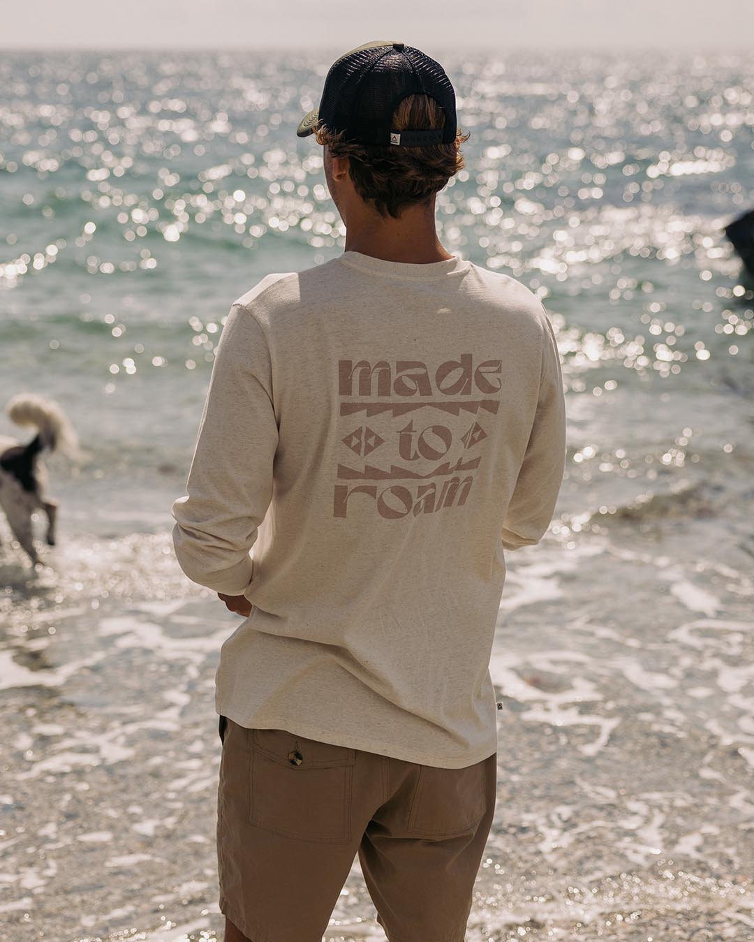 Sunrise Recycled Cotton LS T-Shirt - Milky Marl