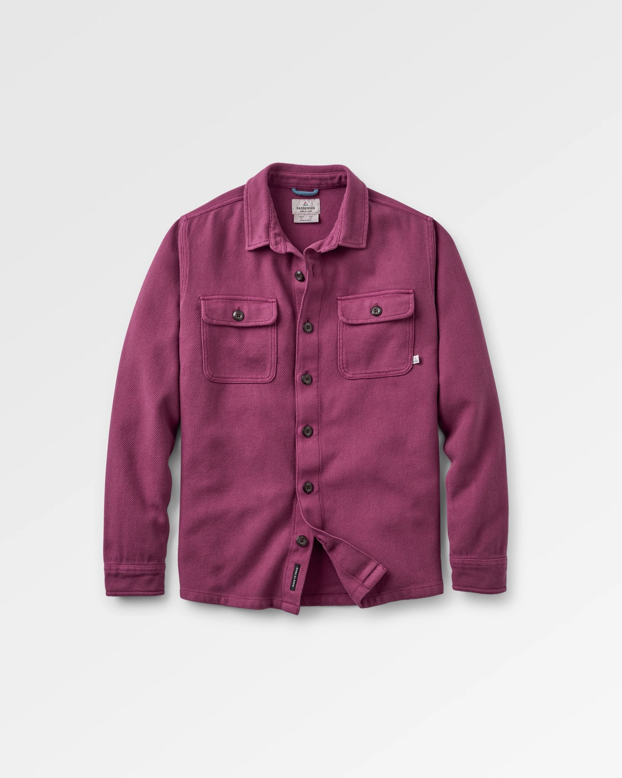 Island Twill Shirt - Warm Berry
