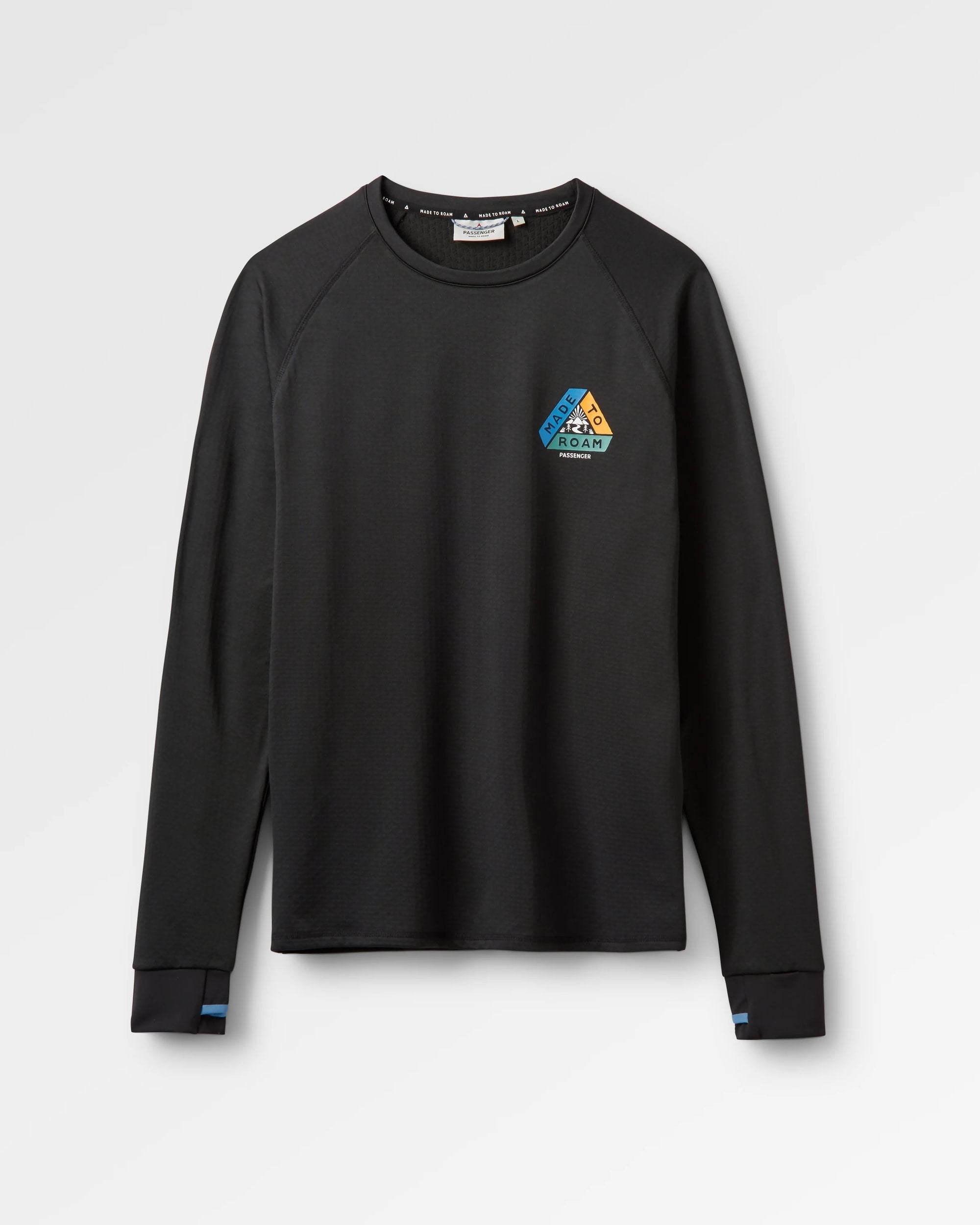 Alpine Recycled Base Layer LS T-Shirt - Black